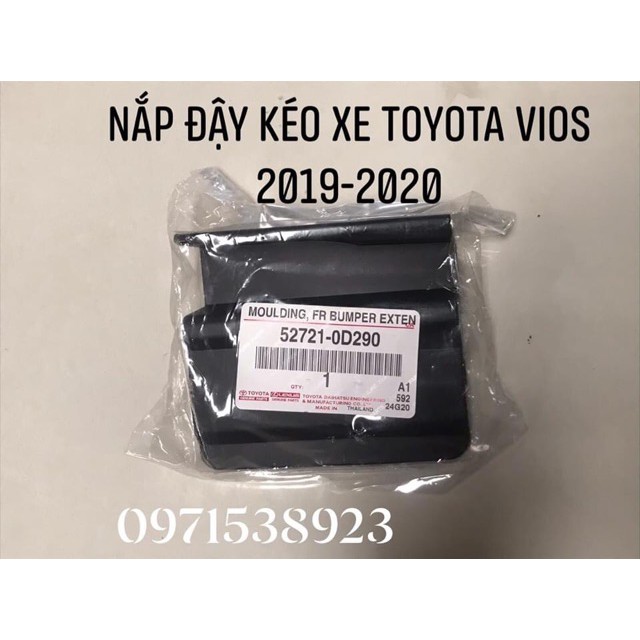 Năp chụp lổ kéo xe hay còn gọi nắp đậy lỗ toyota vios 2018-2020 mã sp 527210d290 xịn chinh hãng