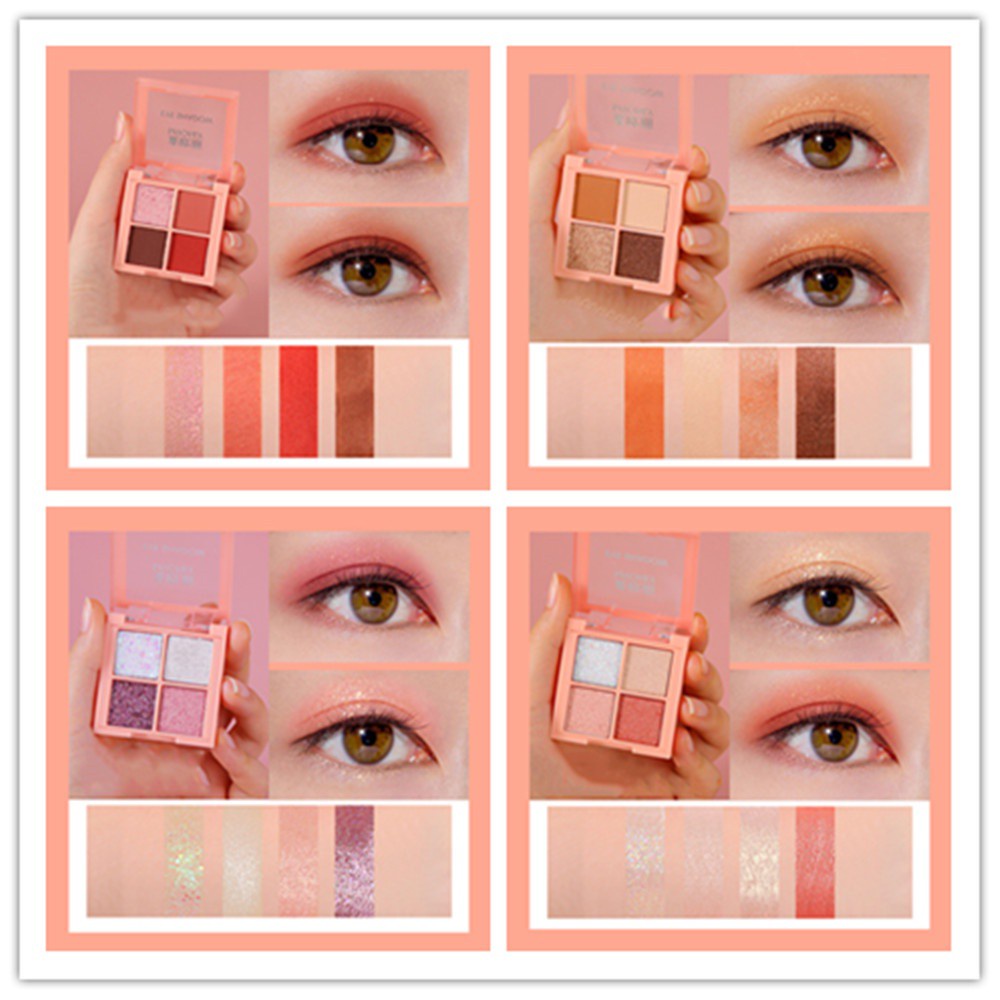 [Hàng mới về] Bảng Phấn Mắt Mihan1 Kháng Nước Và Trang Điểm Lâu Trôi Cao Cấp