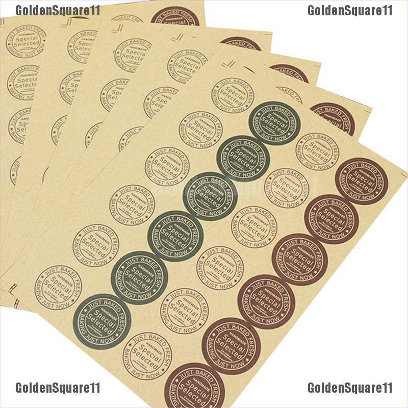 Nhãn Dán Trang Trí Hộp Quà Xà Phòng / Bánh Quy DIY