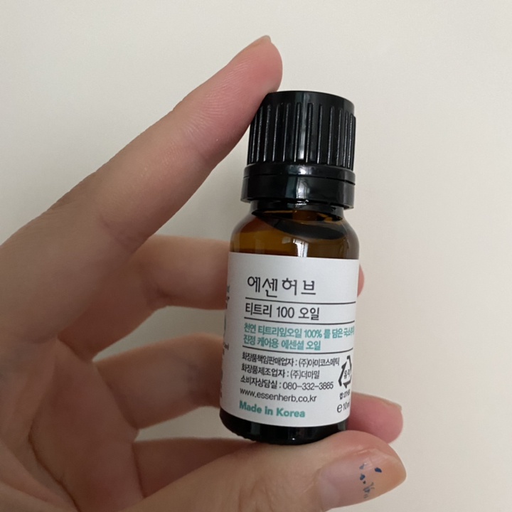 Tinh dầu tràm trà nguyên chất cao cấp trị mụn, dịu da, xông phòng khử mùi Essenherb Tea Tree 100 Oil 10ml Hàn Quốc | BigBuy360 - bigbuy360.vn