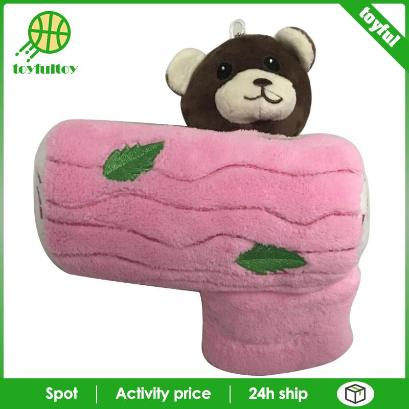 Vỏ Bọc Đầu Gậy Đánh Golf Hình Gấu Nhồi Bông Màu Nâu Sáng Tạo