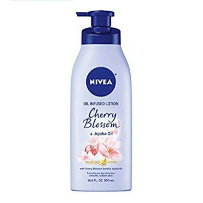 Sữa dưỡng thể NIVEA CHERRY BLOSSOM & JOJOBA OIL ( 500ml ) - Hàng Mỹ