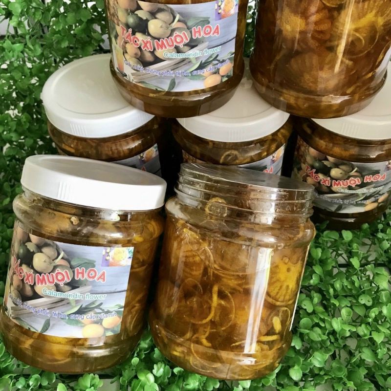 Tắc xí muội hoa đường phèn  hủ 1kg