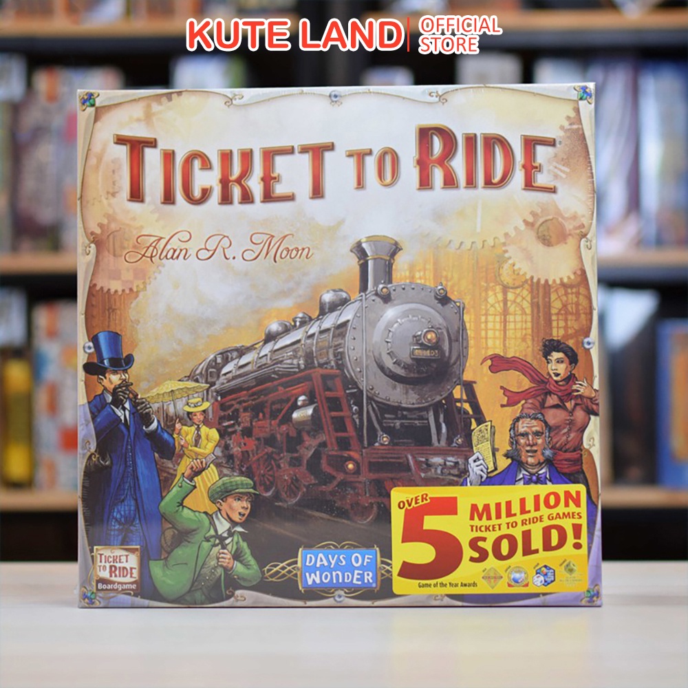 Bộ Trò Chơi Board Game Ticket To Ride Vui Nhộn BG43-1