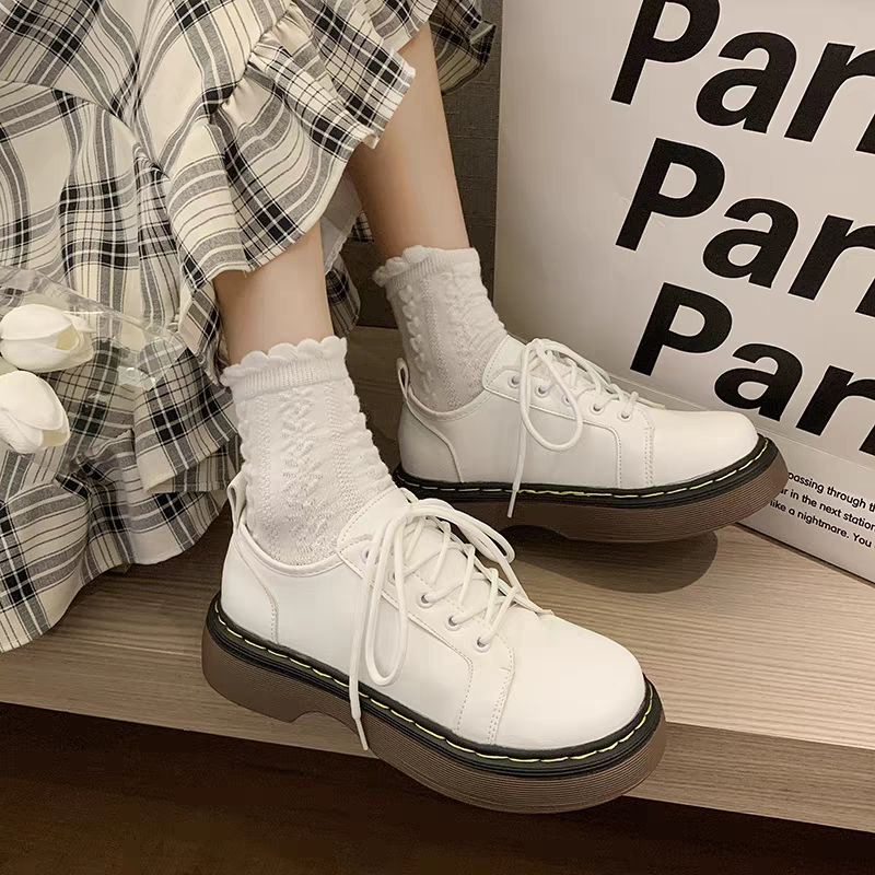 Giày Đốc Xuka Oxford Nữ Đế cao 4 phân Kiểu dáng Hàn Quốc SIÊU CUTE