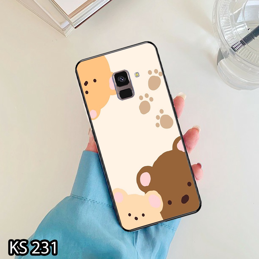 Ốp lưng Samsung A6-2018/A6 Plus/A8-2018/A8 Plus in hình Gấu nhỏ_KINGSTORE.HN_Ốp SS A6/A6 Plus /A8 /A8 Plus