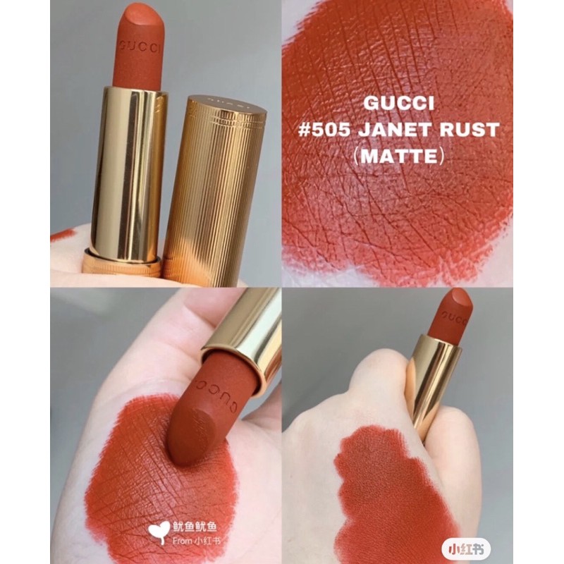 Son Gucci Matte màu 505 Janet Rust