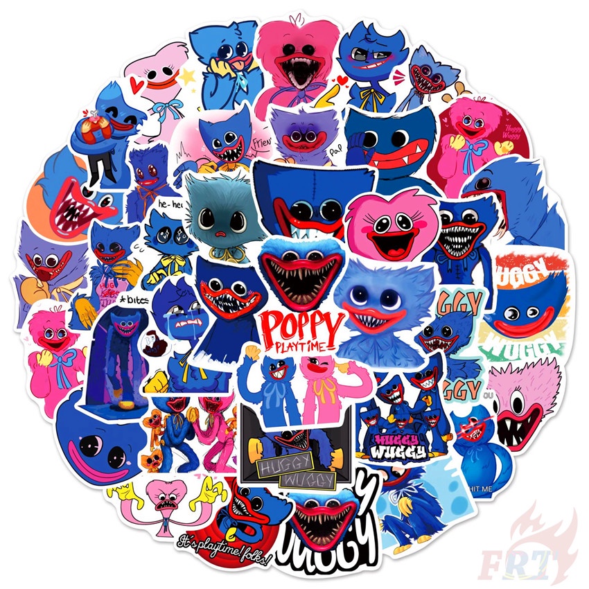 ❉ Hình Dán Poppy Pal Day Series 04 ❉ Set 52 Miếng Dán Chống Thấm Nước Trang Trí Vali Laptop Ván Trượt DIY Thời Trang