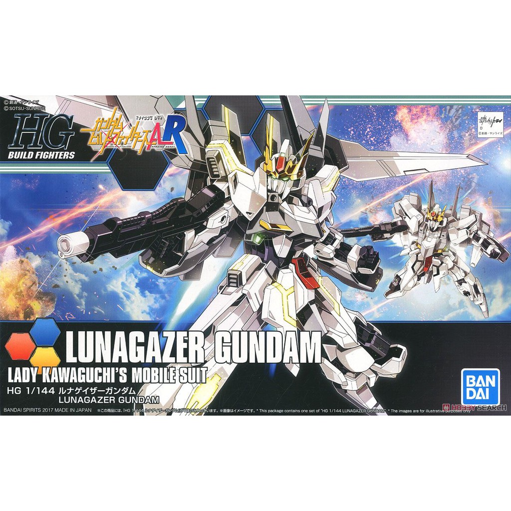 [Bandai] Mô hình lắp ráp Luna Gazer Gundam (HGBF) (Gundam Model Kits)