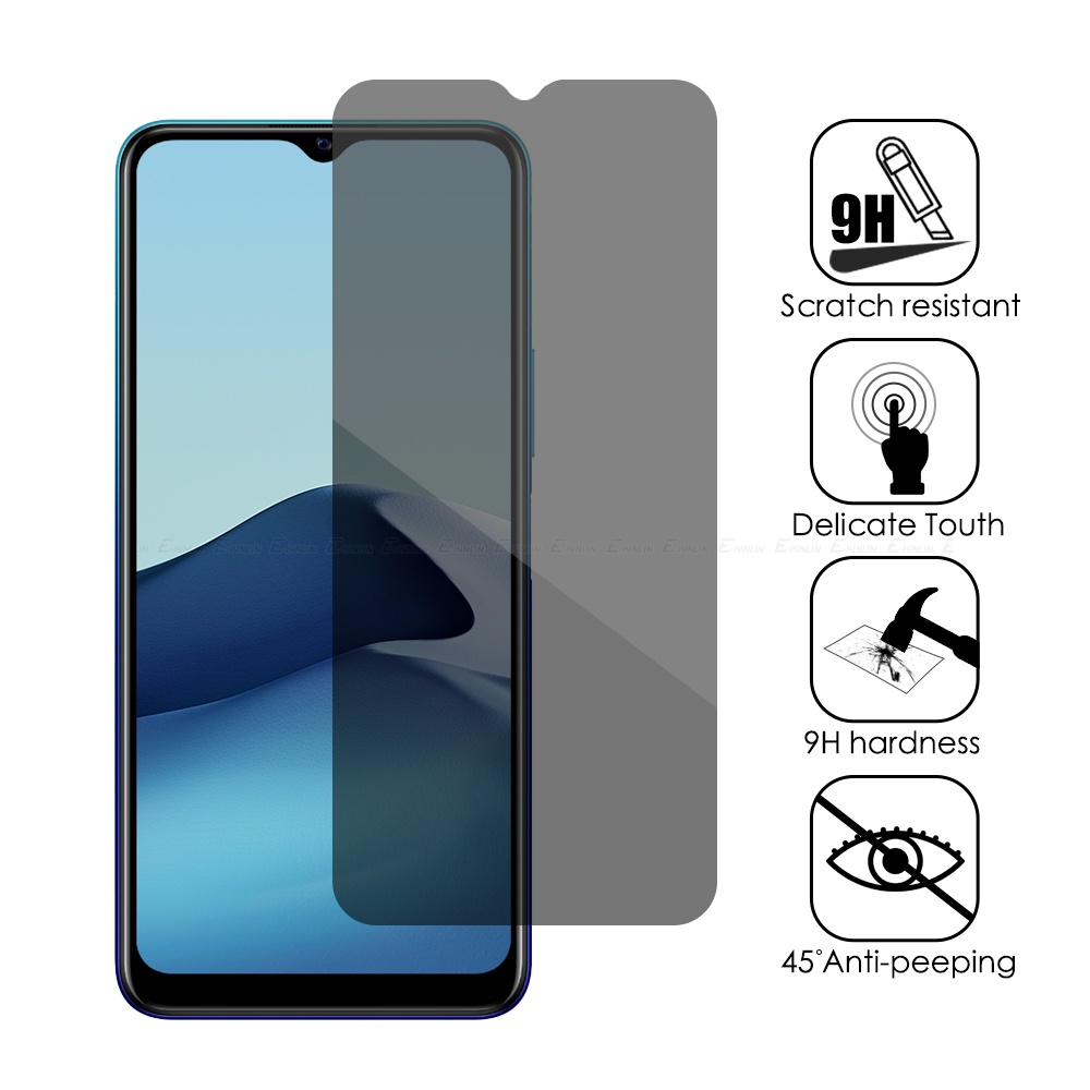 Kính Cường Lực Chống Nhìn Trộm Bảo Vệ Màn Hình Cho VIVO Y20 Y20i Y20s G Y30 Y30i Y50 Ốp