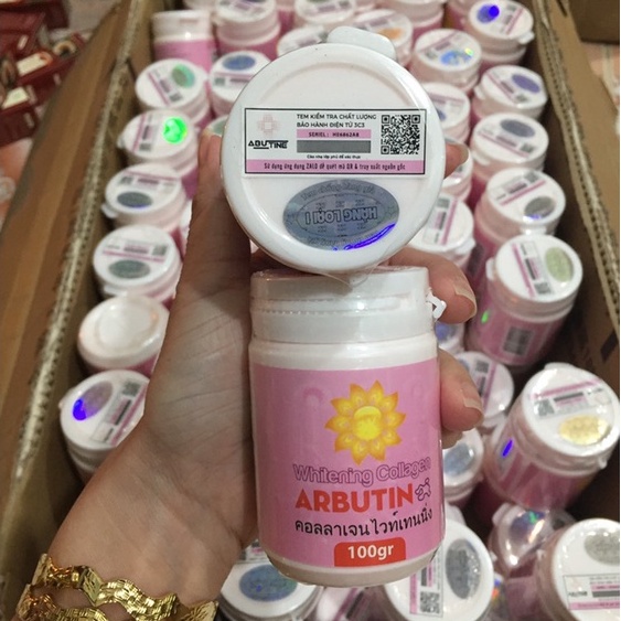 Kem body kích trắng arbutin 3c3 hủ 250g hàng thái