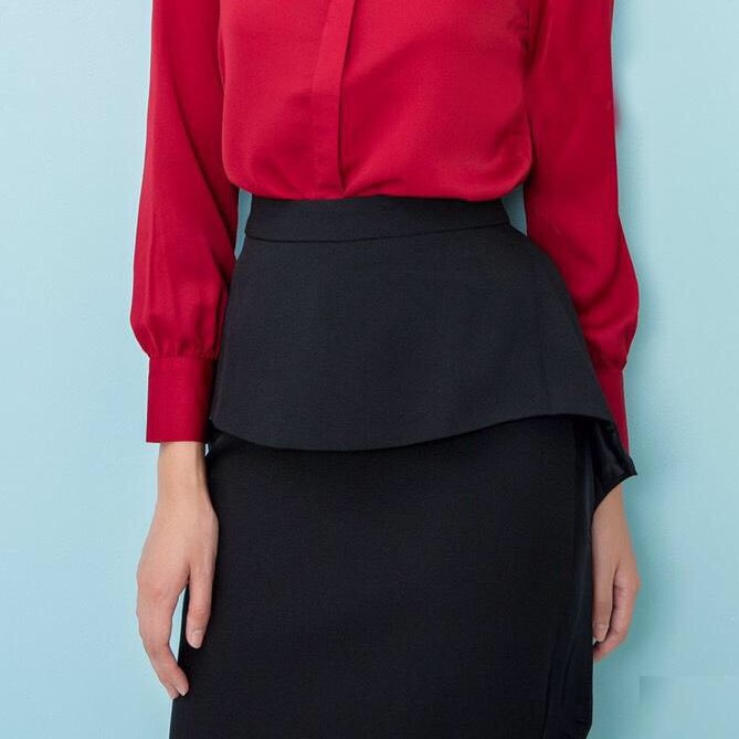 Chân váy bút chì Peplum vạt bèo phong các Hàn Quốc siêu xinh - Lady Mode | BigBuy360 - bigbuy360.vn
