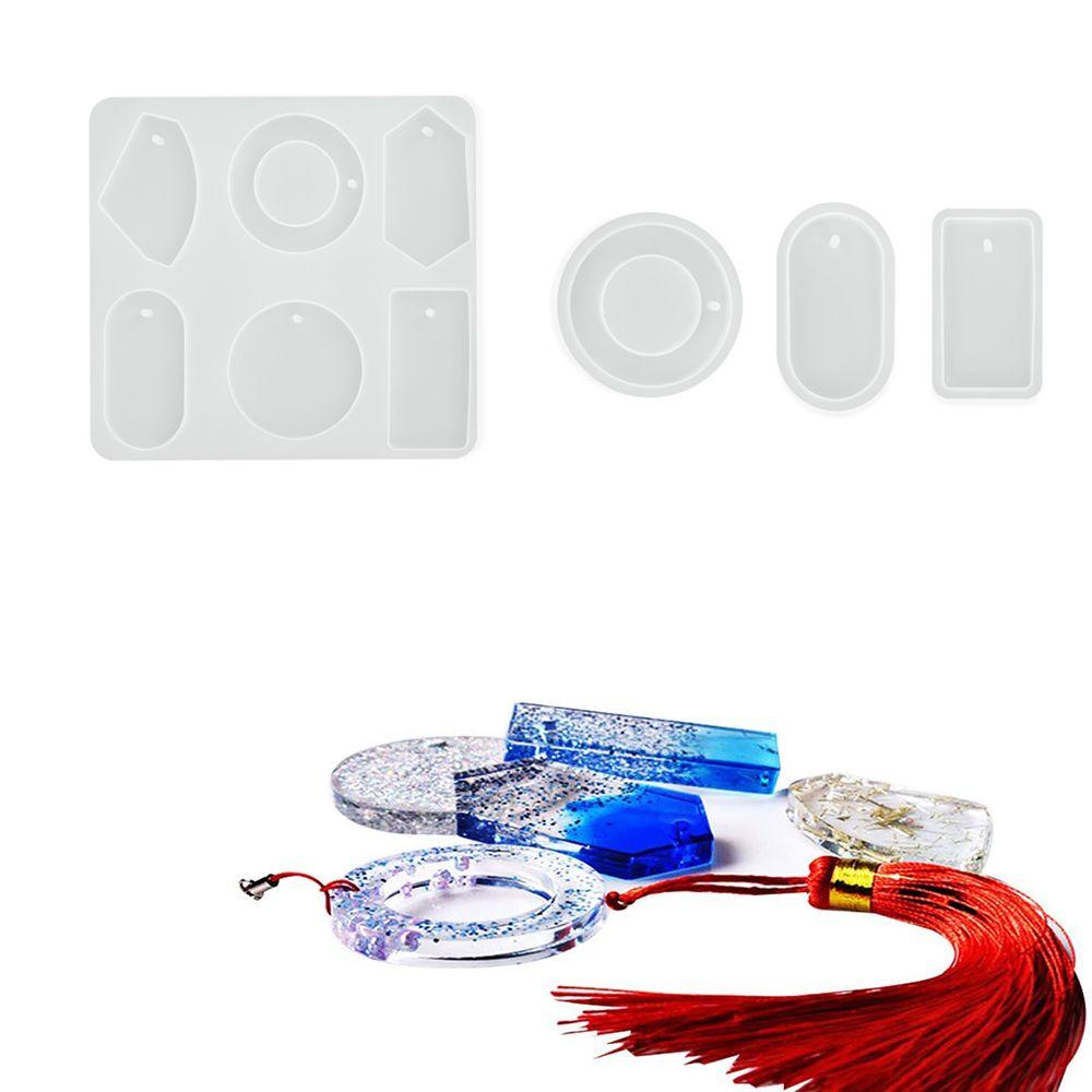 Khuôn Làm Mặt Vòng cổ Bằng Đất Sét Resin UV DIY