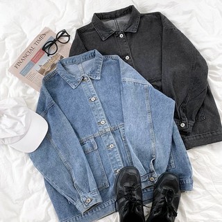 Áo khoác jeans nam nữ basic AK0011 by COC CACH