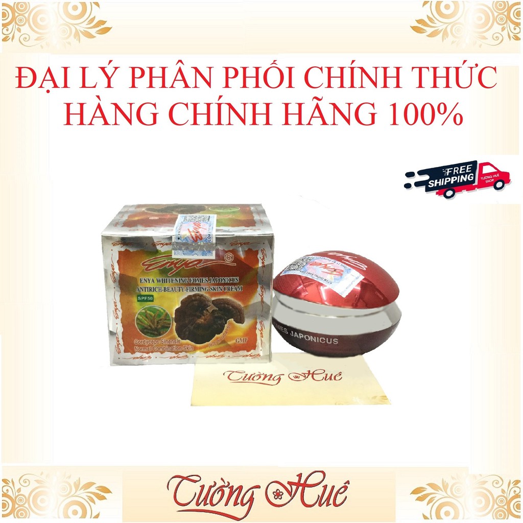 Kem dưỡng trắng ENYA Linh Chi - 30g - Đỏ.