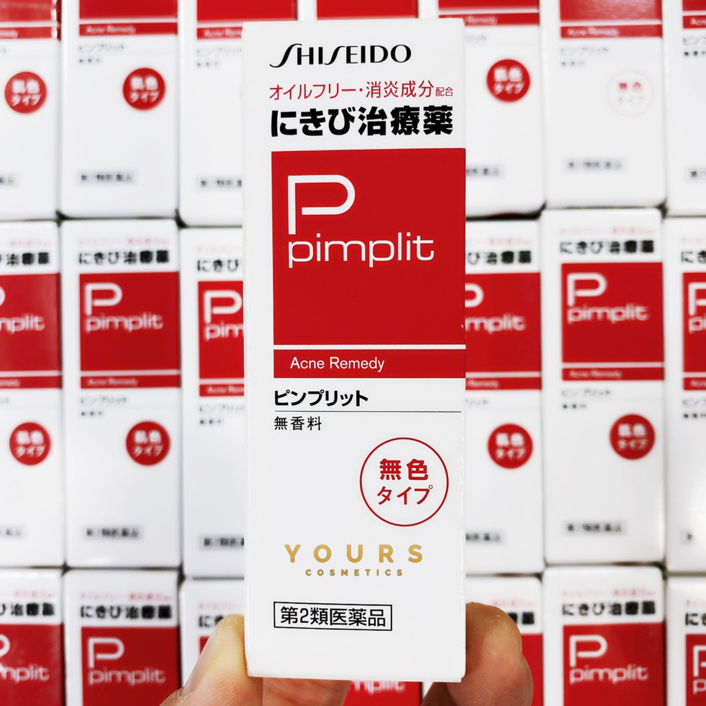 [Auth Nhật] Kem Chấm Mụn Pimplit Màu Da Shiseido Acne Remedy 18gr