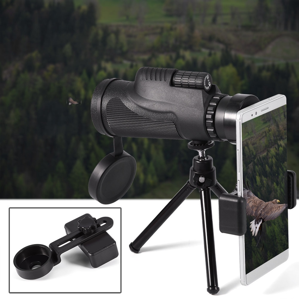 Kính viễn vọng phóng đại 10X HD với giá đỡ ba chân cho điện thoại