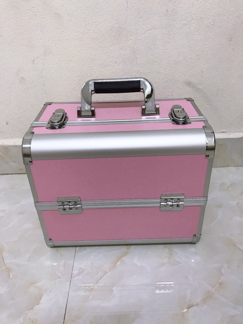 Cốp nhôm size 33x23x29cm có ngăn để mực, để sơn(hàng sẵn)