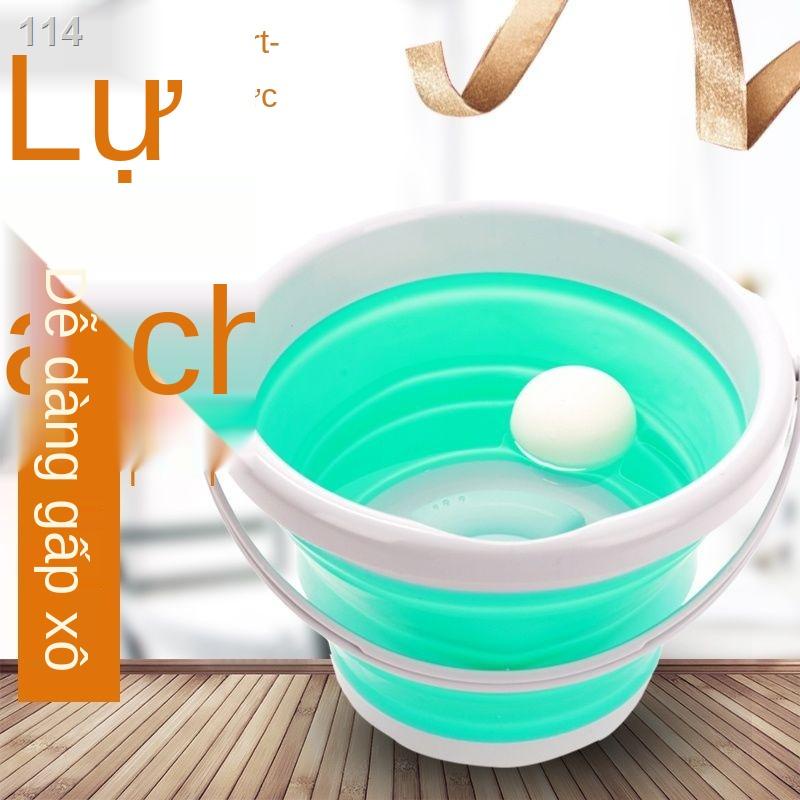 MGấp xô câu cá silicone kính thiên văn ký túc xá ngoài trời xe ô tô du lịch di động dụng cụ cung cấp