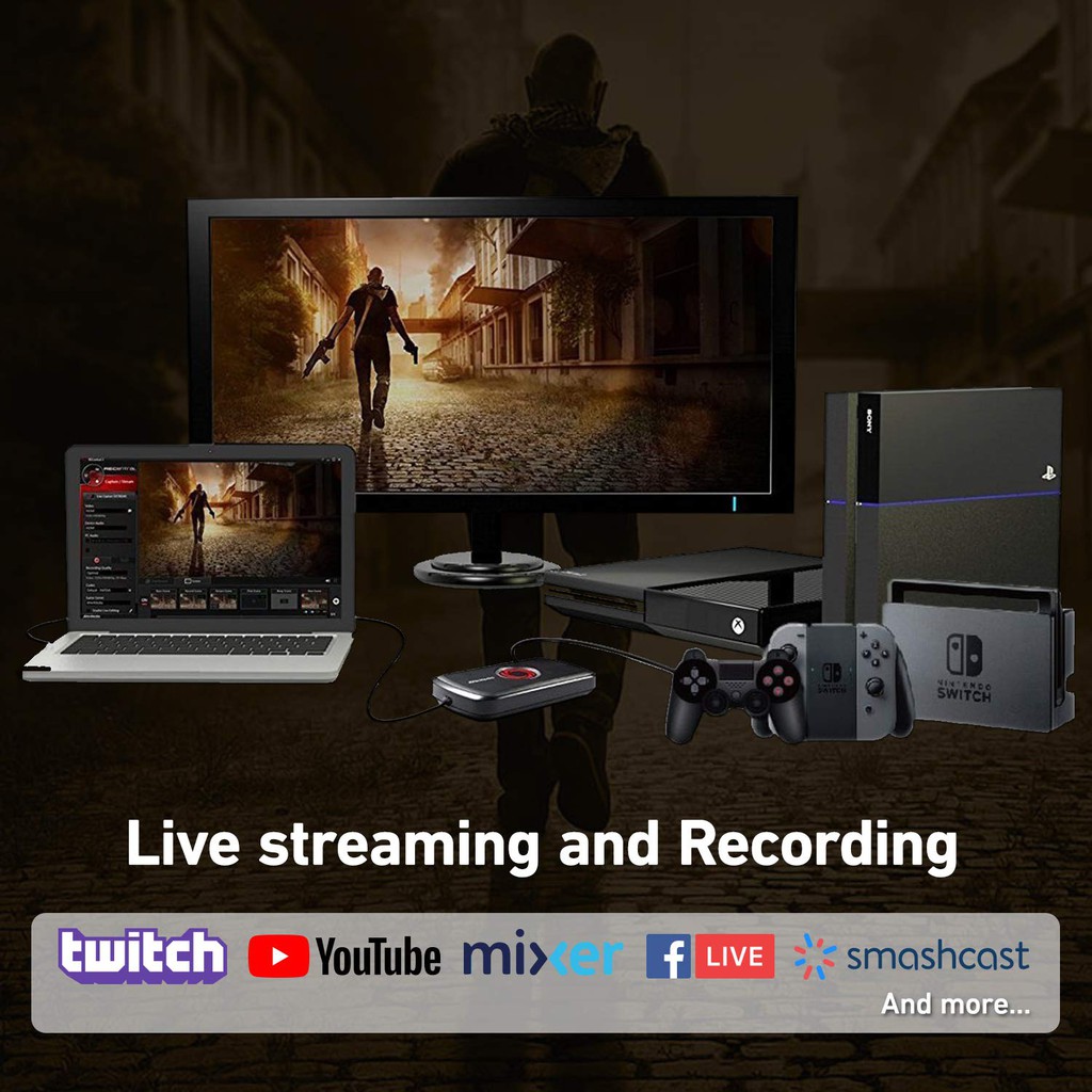 Thiết Bị Ghi hình HDMI Hỗ Trợ FULL HD 1080p Livestream Capture Avermedia GL310 - Hàng Chính Hãng