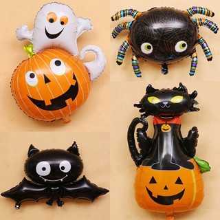 Bộ 2 bong bóng kiếng nhôm trang trí halloween