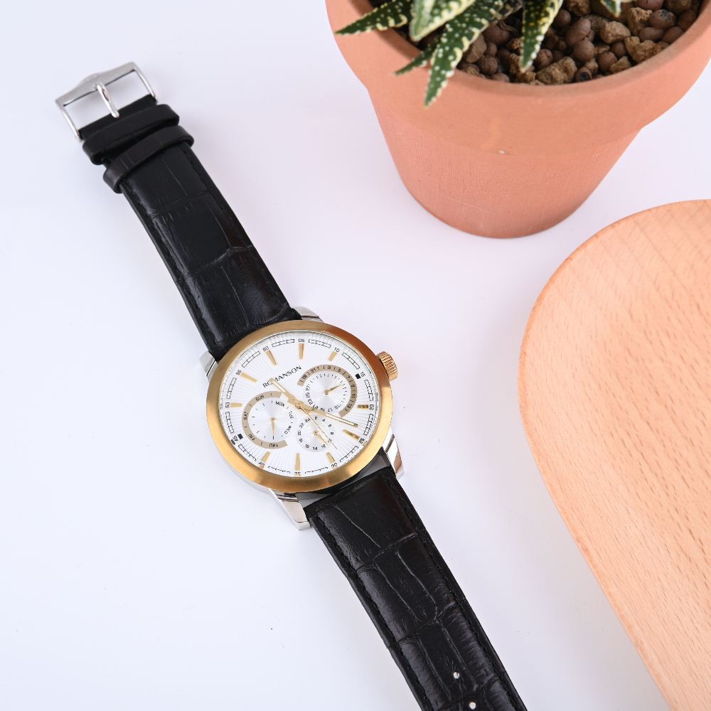 Đồng hồ nam Romanson Watch Men TL2647FMCWH máy thụy sĩ, chống nước, mặt kính chống xước, dây da cao cấp chính hãng