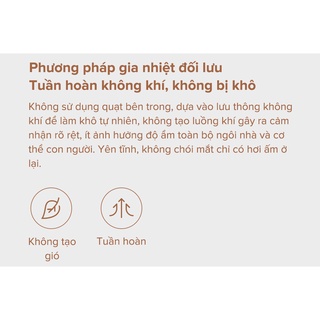 Máy sưởi Smartmi 1S DNQ04ZM chỉnh cơ