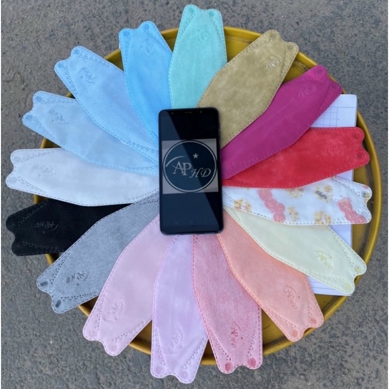 Sale Khẩu trang KF94 An Phong Giá #180K/ 300 cái (Mĩx màu tuỳ thik)