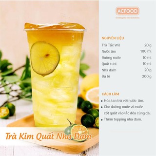 Trà tắc hoà tan