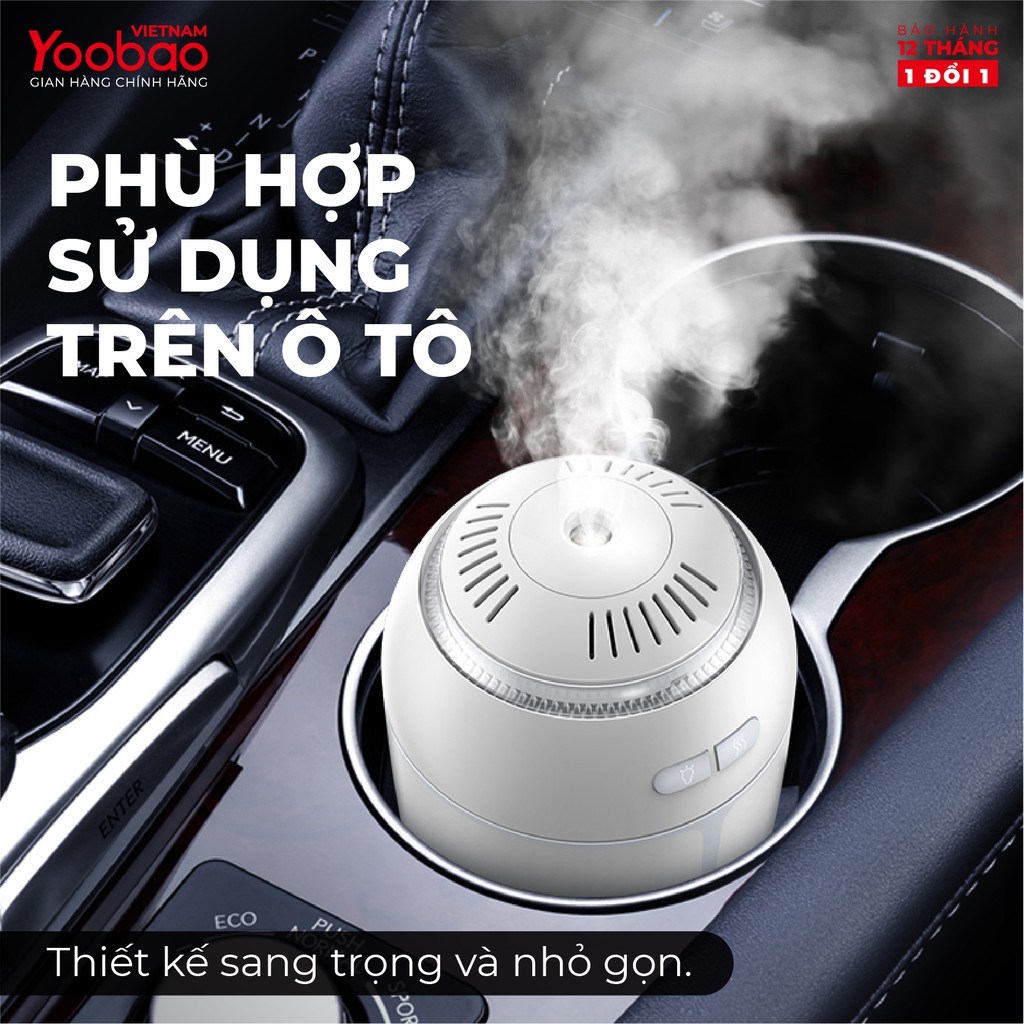 Máy phun sương khuếch tán tinh dầu YOOBAO YB-H05 Dung tích 300ml Chống khô da - Hàng chính hãng - Bảo hành 12 tháng 1 đổ