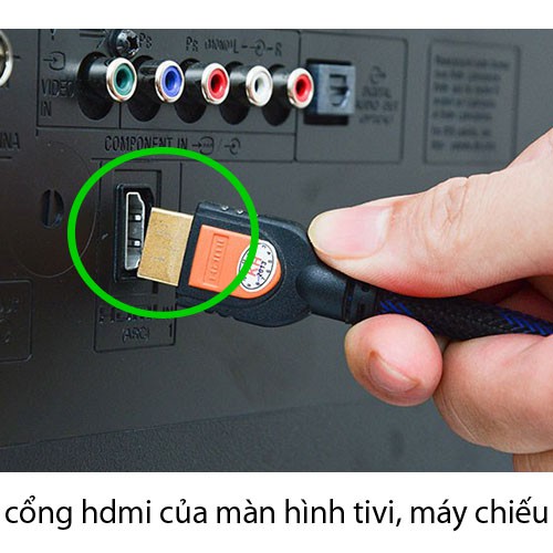 Dây cáp HDMI dùng để kết nối máy tính tivi máy chiếu tiện lợi dài 1,5m