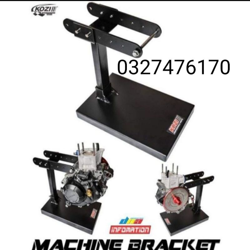 Giá đỡ, kệ treo bắt động cơ xe máy dễ dàng tăng chỉnh