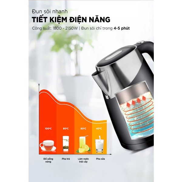 [Mã ELHADEV giảm 4% đơn 300K] Ấm siêu tốc 1.7 Lít COEX CK-5116