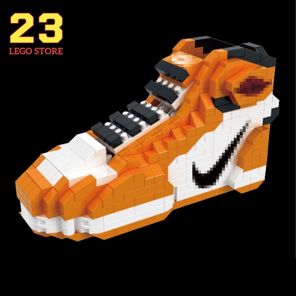 Bộ đồ chơi lắp ghép Giày thể thao Sneakers mini cực ngầu, Đồ chơi lắp ráp giày Sneakers Nike