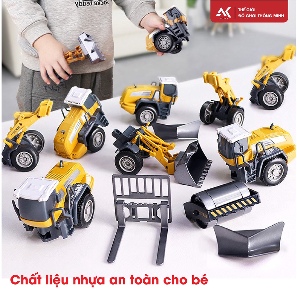 [HOT] Xe Đồ Chơi Mô Hình Công Trình Xây Dựng Cho Bé, Chất Liệu Nhựa An Toàn, Sắc Sảo Bền Và Đẹp