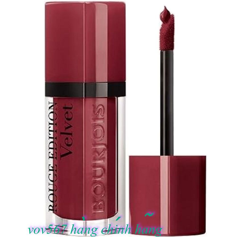 Son Kem Màu 24 Nâu Đỏ Huyền Bí Bourjois Rouge Edition Velvet Chính Hãng.