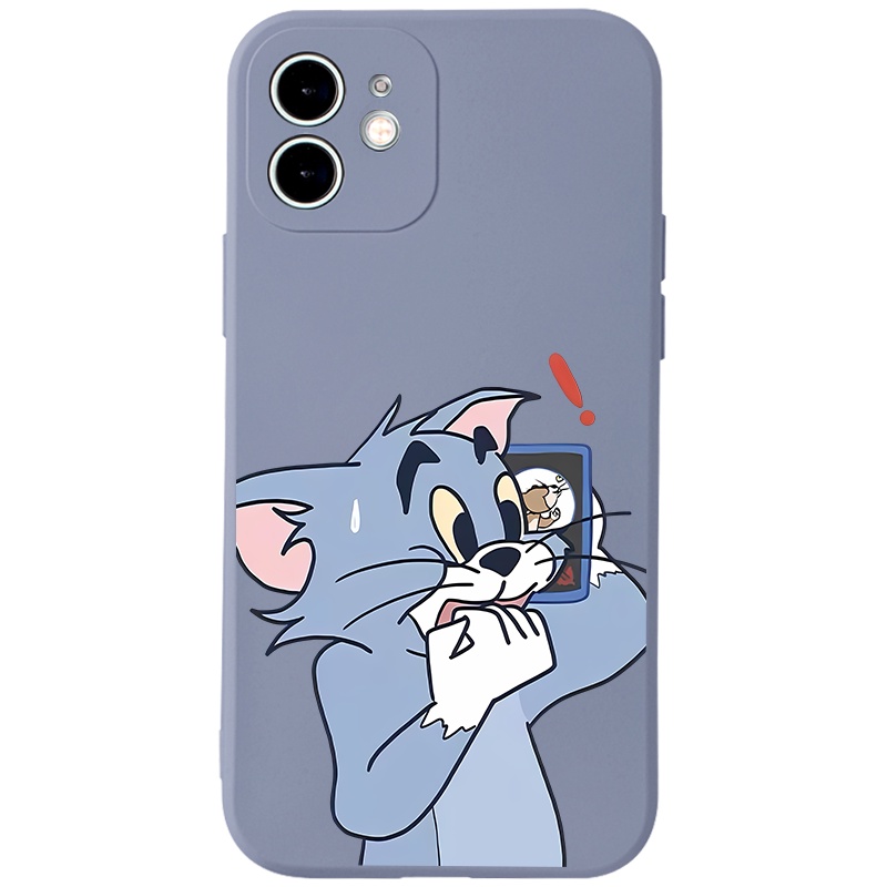 Ốp lưng JURSUE mềm hoạt hình cặp đôi dễ thương đẹp Cho iPhone 14 13 12 11 Pro Max SE 2020 X XR XS 8 7 ip 6S 6 Plus Y2438