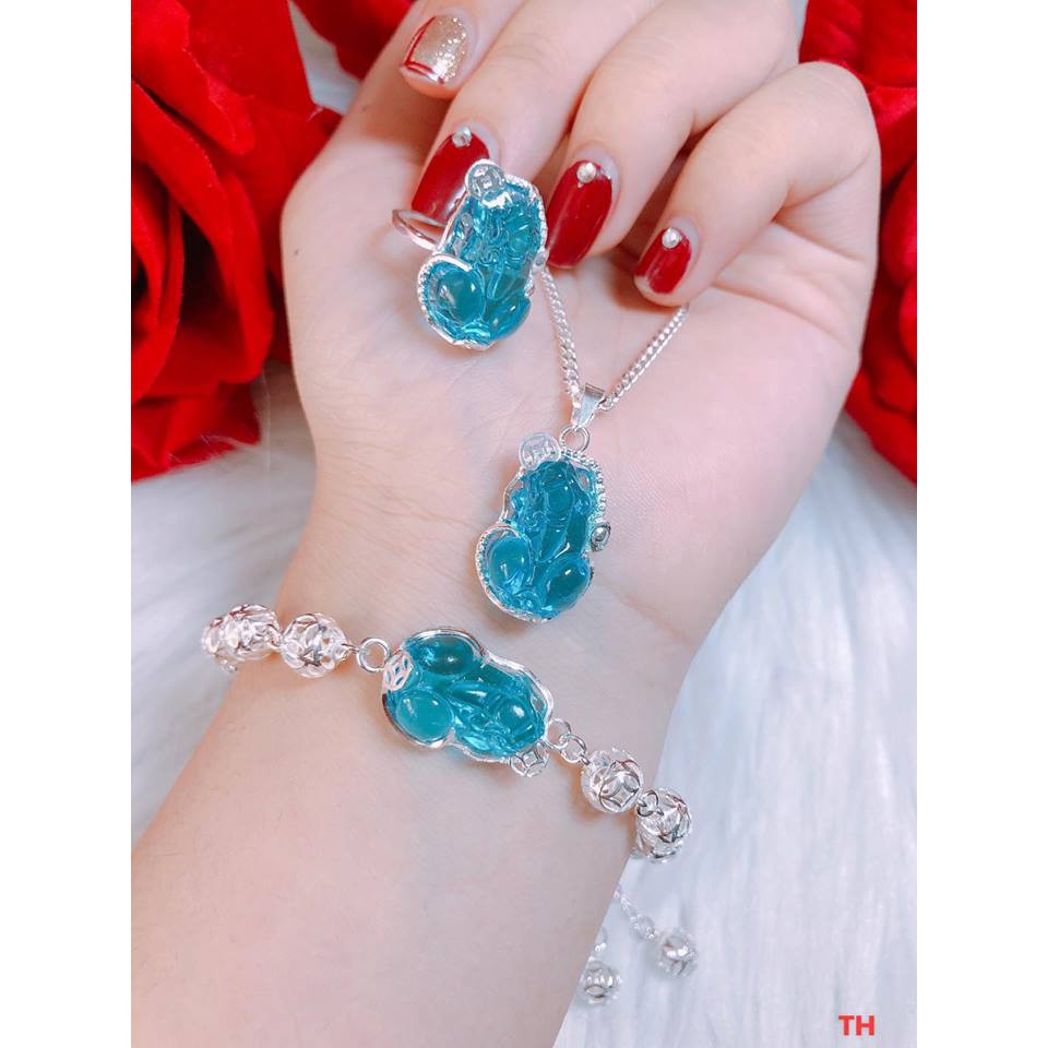 BỘ TRANG SỨC NGHÊ BẠC TA LINH MIU SILVER