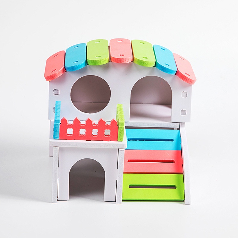 Nhà Nhiều Màu Sắc Bằng Nhựa Để Nuôi Chuột Hamster Tiện Dụng