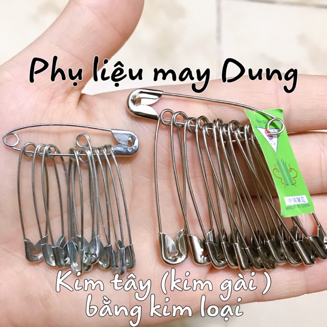 Kim tây (kim gài quần áo) bằng kim loại