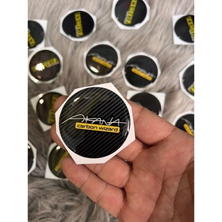 Tem carbon dán nắp bình xăng zin