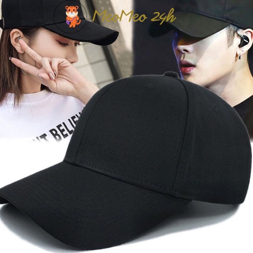 Mũ Lưỡi Trai Nón Kết trơn Quai dán 23 Phong Cách Ulzzang Form Unisex Nam Nữ
