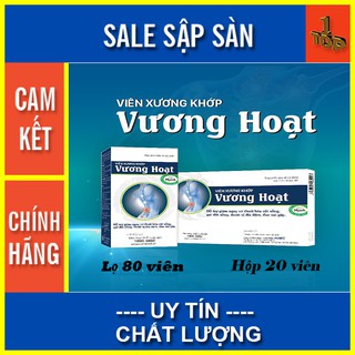 Viên xương khớp Vương Hoạt - hỗ trợ giảm nguy cơ thoái hóa cột sống, gai đốt sống, thoái vị đĩa điểm, đau vai gáy