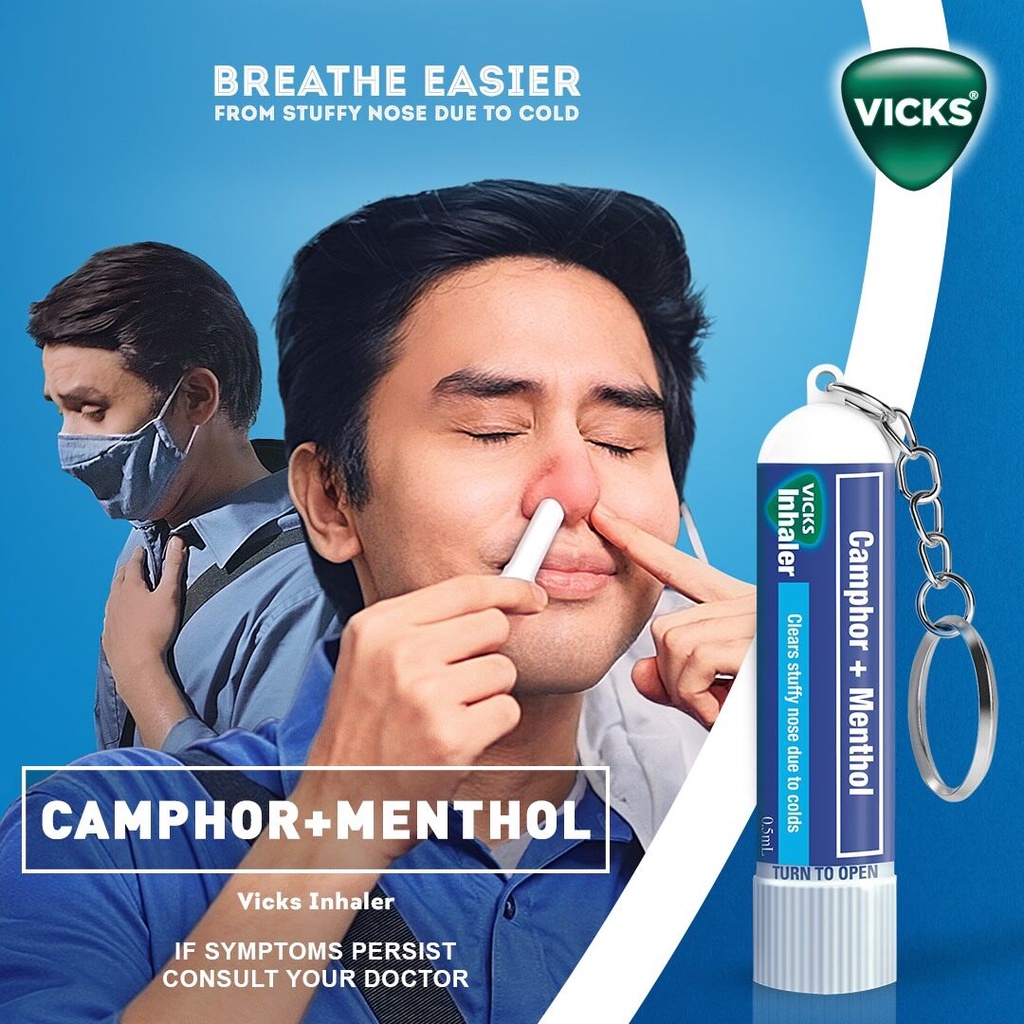 Ống hít thông mũi Vicks inhaler (exp 09/2024)