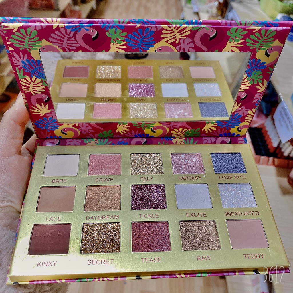 Bảng mắt nhũ 15 ô Taset mẫu mới