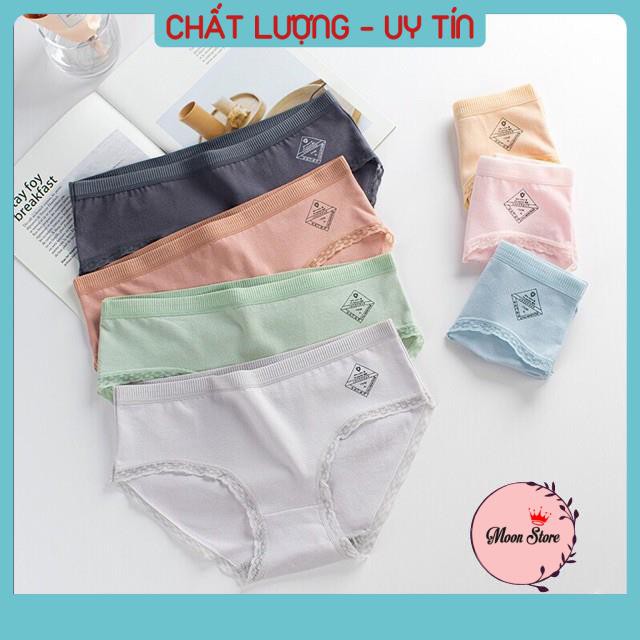 Quần Lót Cotton Cao Cấp Cạp Sọc Xuất Nhật 005 có size