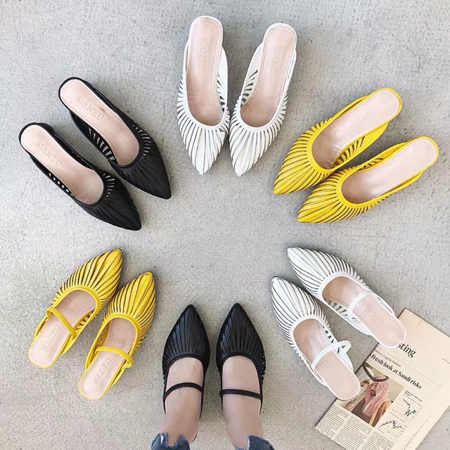 Sục zr gót tròn da mềm