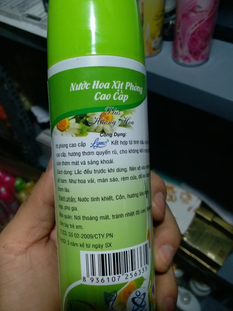 Xịt  thơm phòng phòng lymo 350ml