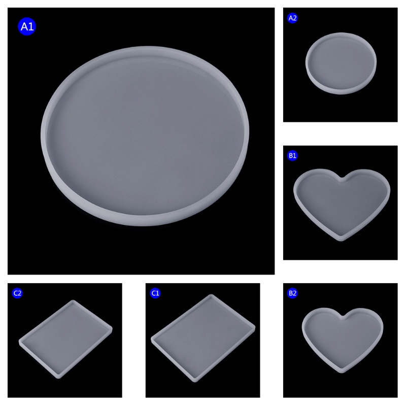 Sa Khuôn Nhựa Hình Chữ Nhật 3D Làm Đồ Trang Trí