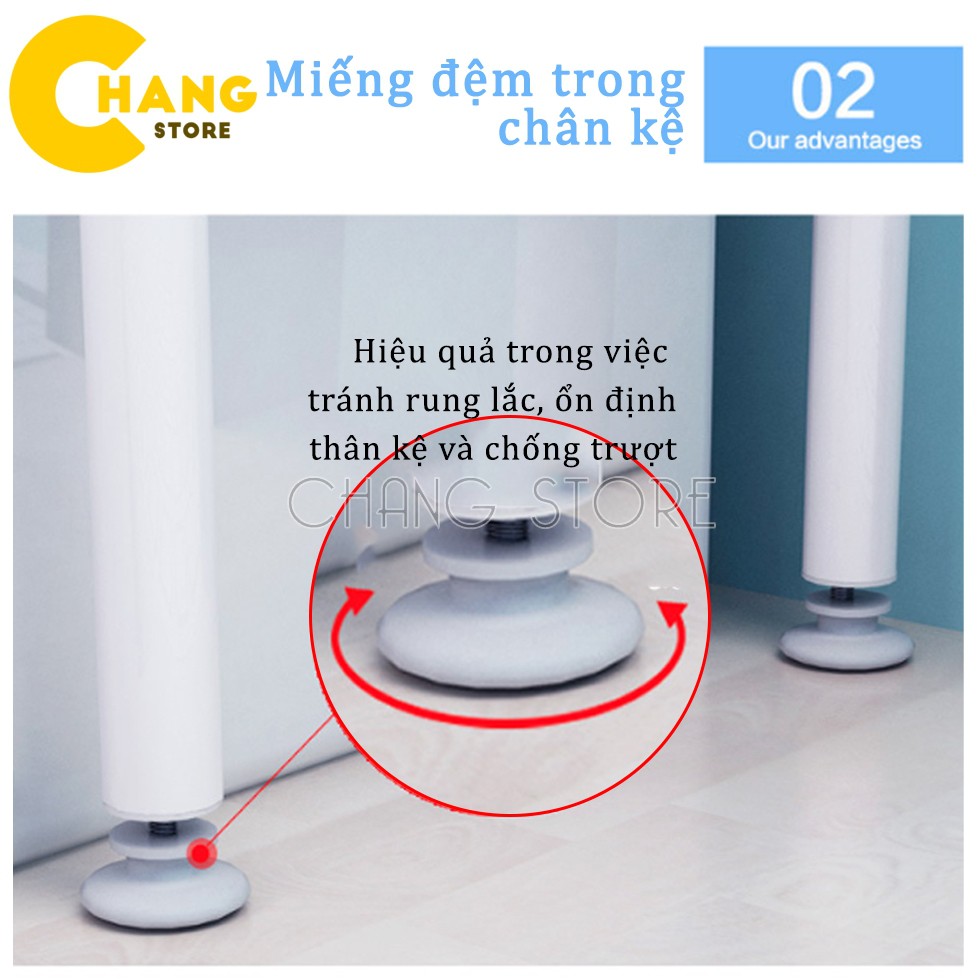 Kệ Để Đồ 3 Tầng Đa Năng Phía Trên Bồn Cầu Tiện Lợi